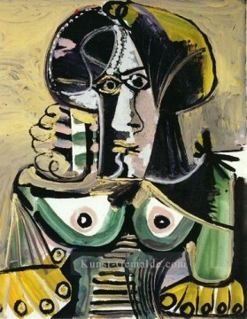 portrait of maria teresa of ballabriga Ölbilder verkaufen - Bust of Woman 5 1971 cubism Pablo Picasso
